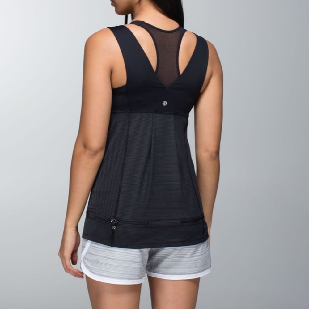 Lululemon hustle & bustle tank black top - Picture 3 of 14